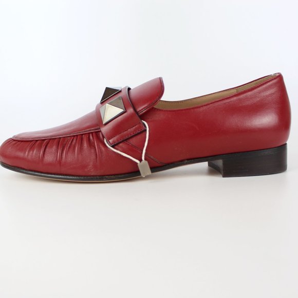 NEW VALENTINO GARAVANI Leather Loafers- Rockstud - Picture 6 of 16